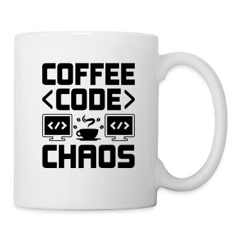 Café Codage Programmeur Codeur Développeur Nerd Coff - Mug blanc - blanc - Droite