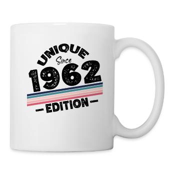 Unique since 1962 Edition Birthday Vintage 1962 - Mug - white - Right