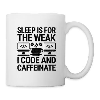 Café Codage Programmeur Codeur Développeur Nerd Coff - Mug blanc - blanc - Droite