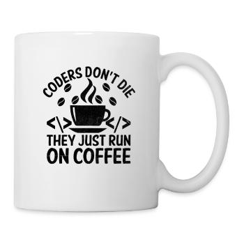 Café Codage Programmeur Codeur Développeur Nerd Coff - Mug blanc - blanc - Droite