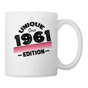 Unique Since 1961 Edition Birthday Vintage 1961 - Mug - white - Right
