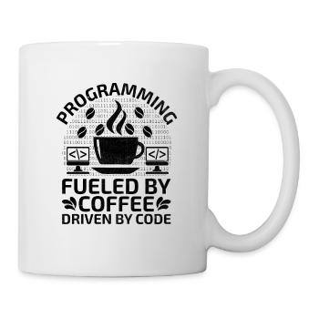 Kaffee-Codierung Programmierer Programmierer Entwickler Nerd Coff - Tasse - Weiß - Rechts