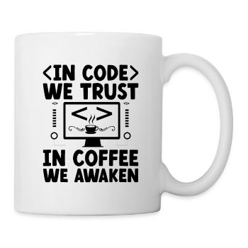 Café Codage Programmeur Codeur Développeur Nerd Coff - Mug blanc - blanc - Droite