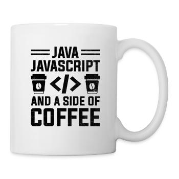 Café Codage Programmeur Codeur Développeur Nerd Coff - Mug blanc - blanc - Droite