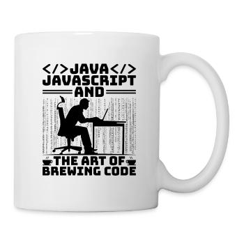 Café Codage Programmeur Codeur Développeur Nerd Coff - Mug blanc - blanc - Droite