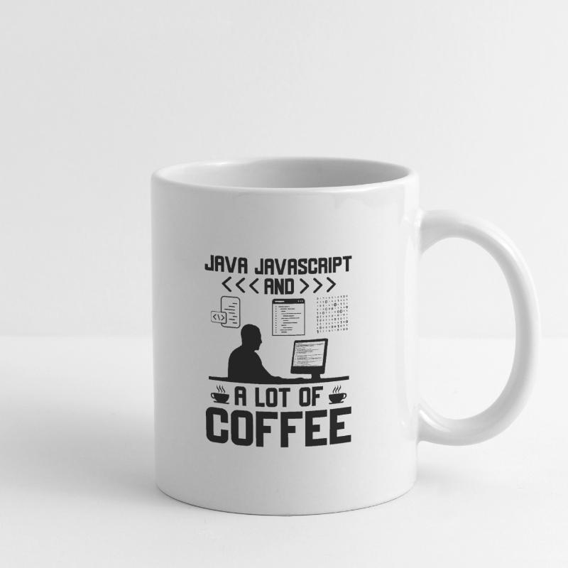 Café Codage Programmeur Codeur Développeur Nerd Coff Mug blanc
