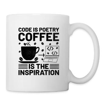 Café Codage Programmeur Codeur Développeur Nerd Coff - Mug blanc - blanc - Droite