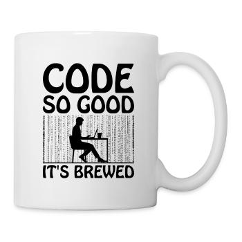 Café Codage Programmeur Codeur Développeur Nerd Coff - Mug blanc - blanc - Droite