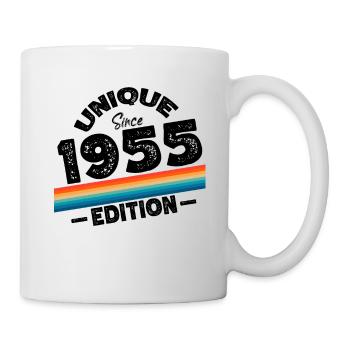 Unique depuis 1955 Edition Anniversaire Millésime 1955 - Mug blanc - blanc - Droite