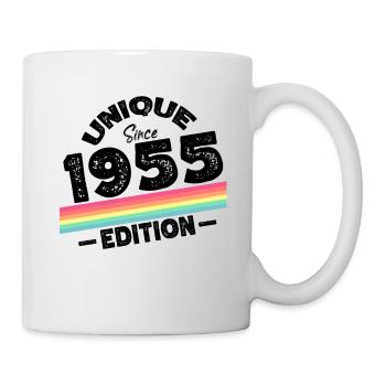 Unique depuis 1955 Edition Anniversaire Millésime 1955 - Mug blanc - blanc - Droite