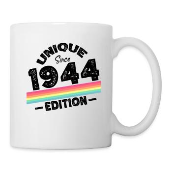 Unique depuis 1944 Edition Anniversaire Millésime 1944 - Mug blanc - blanc - Droite
