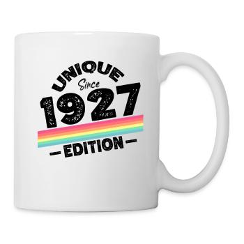Unique depuis 1927 Edition Anniversaire Millésime 1927 - Mug blanc - blanc - Droite