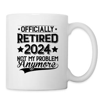 Officially Retired 2024 Retirement Design - Mug - white - Right