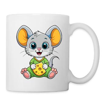 Cheese Loving Mouse - Mug - white - Right