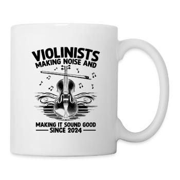 Geiger, die Lärm machen und es gut klingen lassen s - Tasse - Weiß - Rechts