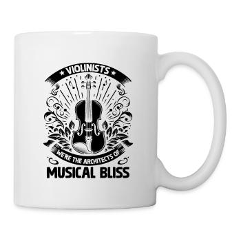 Geiger Wir sind die Architekten von Musical Bliss V - Tasse - Weiß - Rechts