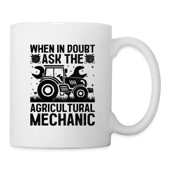 Mécanicien agricole Drôle de tracteur Mécanique Ferme - Mug blanc - blanc - Droite