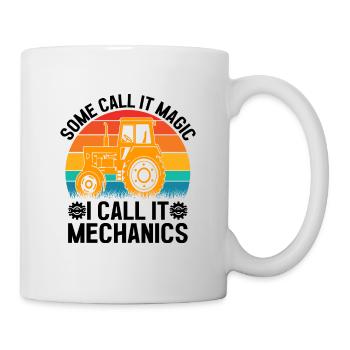 Mécanicien agricole Drôle de tracteur Mécanique Ferme - Mug blanc - blanc - Droite