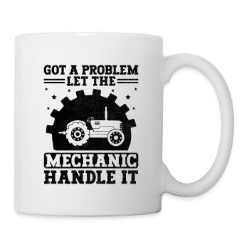 Mécanicien agricole Drôle de tracteur Mécanique Ferme - Mug blanc - blanc - Droite