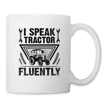 Landwirtschaftsmechaniker Lustige Traktormechaniker Bauernhof - Tasse - Weiß - Rechts