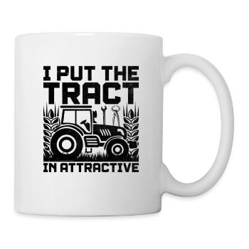 Landwirtschaftsmechaniker Lustige Traktormechaniker Bauernhof - Tasse - Weiß - Rechts