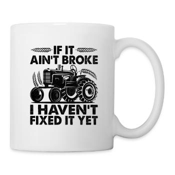 Mécanicien agricole Drôle de tracteur Mécanique Ferme - Mug blanc - blanc - Droite