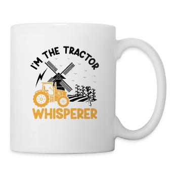 Landwirtschaftsmechaniker Lustige Traktormechaniker Bauernhof - Tasse - Weiß - Rechts