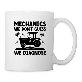 Mécanicien agricole Drôle de tracteur Mécanique Ferme - Mug blanc - blanc - Droite