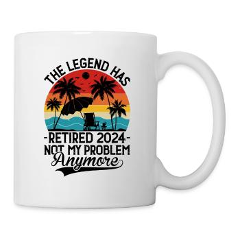 officially The Legend Has Retired 2024 Not - Mug - white - Right