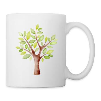 Arbre de vie - Mug blanc - blanc - Droite