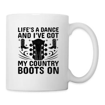 County Music Vintage Music Lover Western Country C - Mug - white - Right