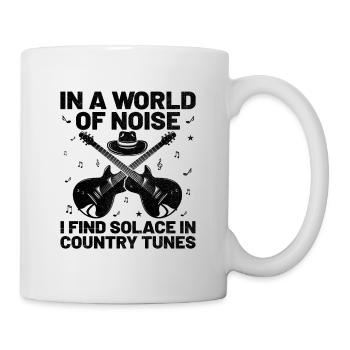County Music Vintage Music Lover Western Country C - Tasse - Weiß - Rechts