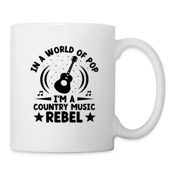 Comté Musique Vintage Amateur de musique Western Country C - Mug blanc - blanc - Droite