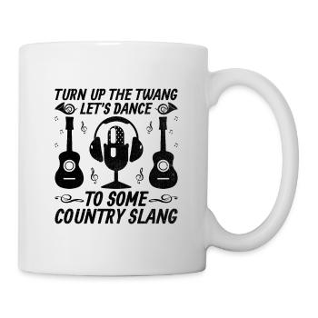 Comté Musique Vintage Amateur de musique Western Country C - Mug blanc - blanc - Droite