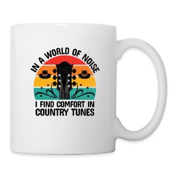 Comté Musique Vintage Amateur de musique Western Country C - Mug blanc - blanc - Droite