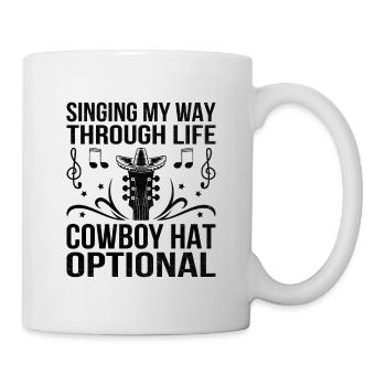 Comté Musique Vintage Amateur de musique Western Country C - Mug blanc - blanc - Droite