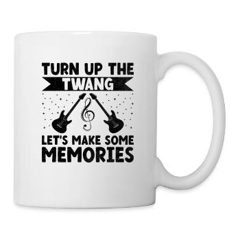 Comté Musique Vintage Amateur de musique Western Country C - Mug blanc - blanc - Droite