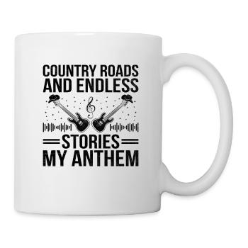 County Music Vintage Music Lover Western Country C - Mug blanc - blanc - Droite