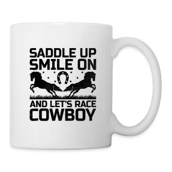 Thoroughbred Horse Racing Riding Equestian Horses - Mug - white - Right