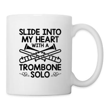 Posaunist Posaunist Marching Band Posaune - Tasse - Weiß - Rechts