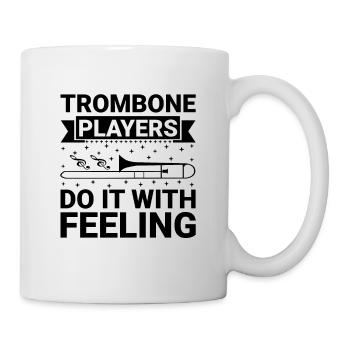 Posaunist Posaunist Marching Band Posaune - Tasse - Weiß - Rechts
