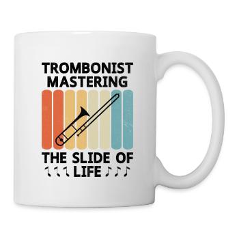 Posaunist Posaunist Marching Band Posaune - Tasse - Weiß - Rechts