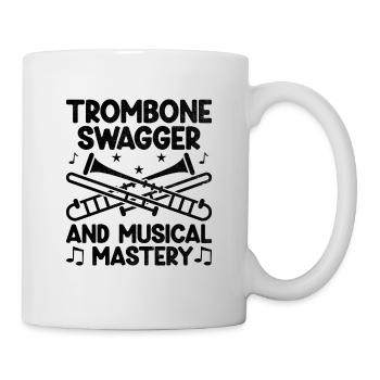 Posaunist Posaunist Marching Band Posaune - Tasse - Weiß - Rechts