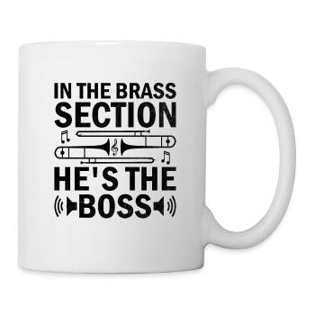 Posaunist Posaunist Marching Band Posaune - Tasse - Weiß - Rechts