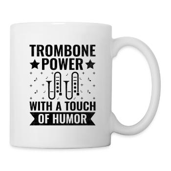 Trombonist Trombone Player Marching Band Trombone - Mug - white - Right