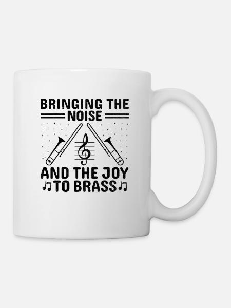 Posaunist Posaunist Marching Band Posaune - Tasse - Weiß