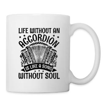 Life Without An Accordion Is Like A Song Without S - Mug - white - Right
