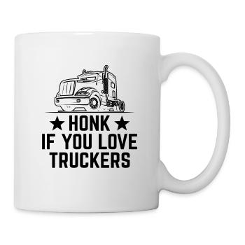 Trucker Fahren Vater Trucker Vater LKW Fahrer - Tasse - Weiß - Rechts