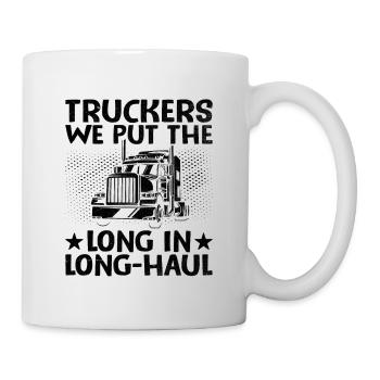 Trucker Fahren Papa Trucker Vater LKW-Fahrer - Tasse - Weiß - Rechts