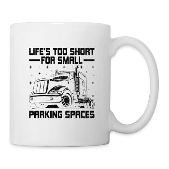 Camionneur Conduisant Papa Camionneur Père Chauffeur De Camion - Mug blanc - blanc - Droite